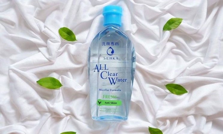 Nước tẩy trang Senka All Clear Water Fresh giúp làm sạch và loại bỏ dầu, bã nhờn, hỗ trợ điều trị mụn hiệu quả.