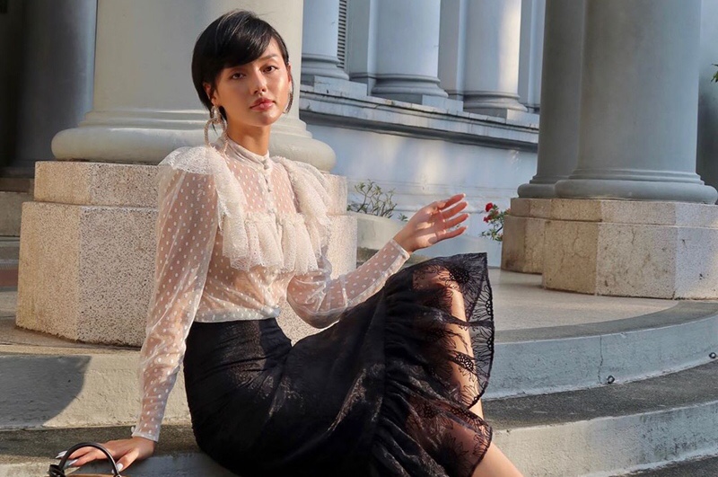 Sao Việt ưa chuộng cách phối đồ hai màu đen trắng