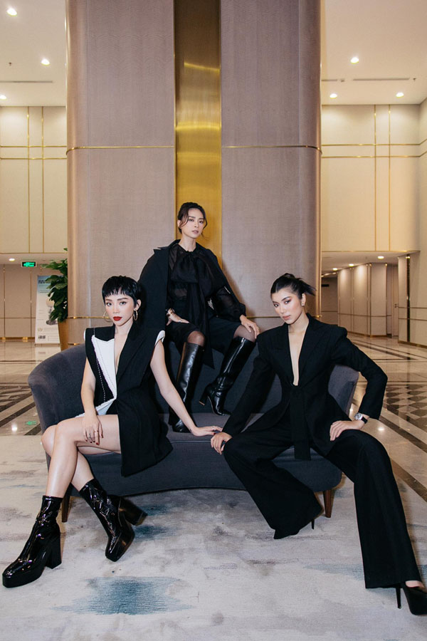 Bộ 3 đả nữ Ngô Thanh Vân cùng Đồng Ánh Quỳnh và Tóc Tiên xuất hiện với tạo hình menswear gây sự chú ý