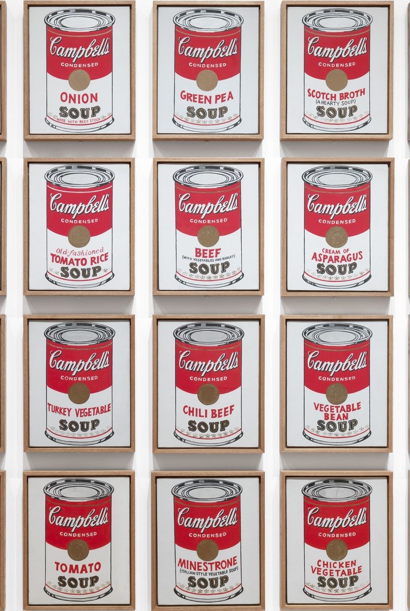 CAMPBELL’S SOUP CANS,1962