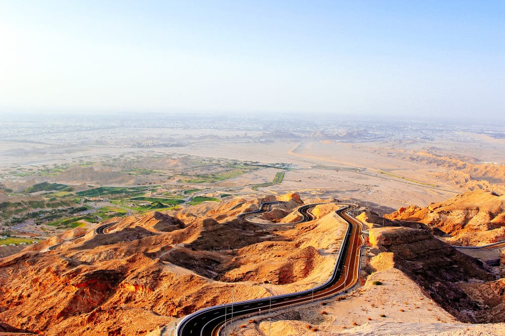 Đường núi Jebel Hafeet (UAE).