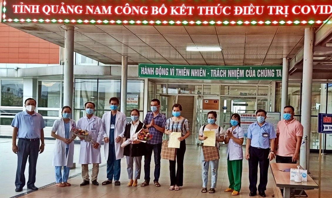 Quảng Nam: hai bệnh nhân cuối cùng xuất viện. Nguồn ảnh: Báo Quảng Nam.