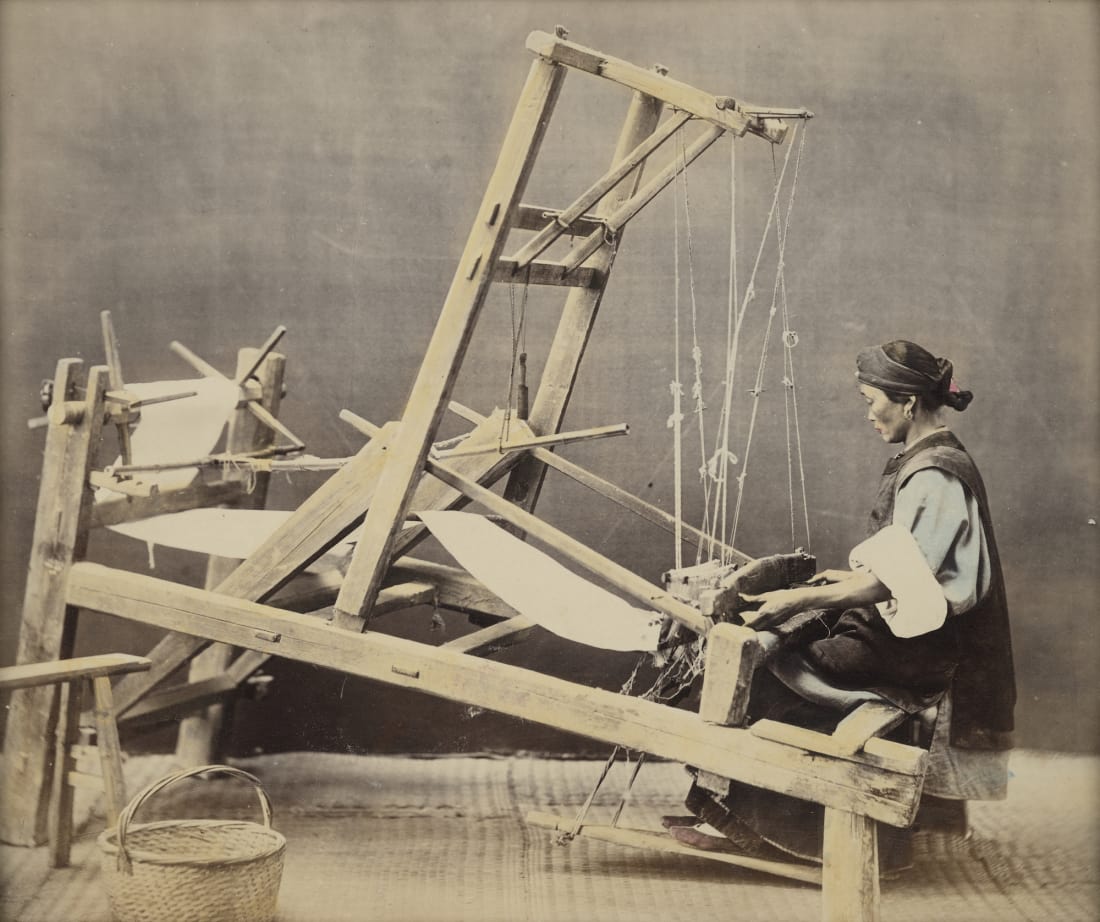 Bức ảnh 'Weaver' (1865) của William Saunders. Nguồn: CNN.