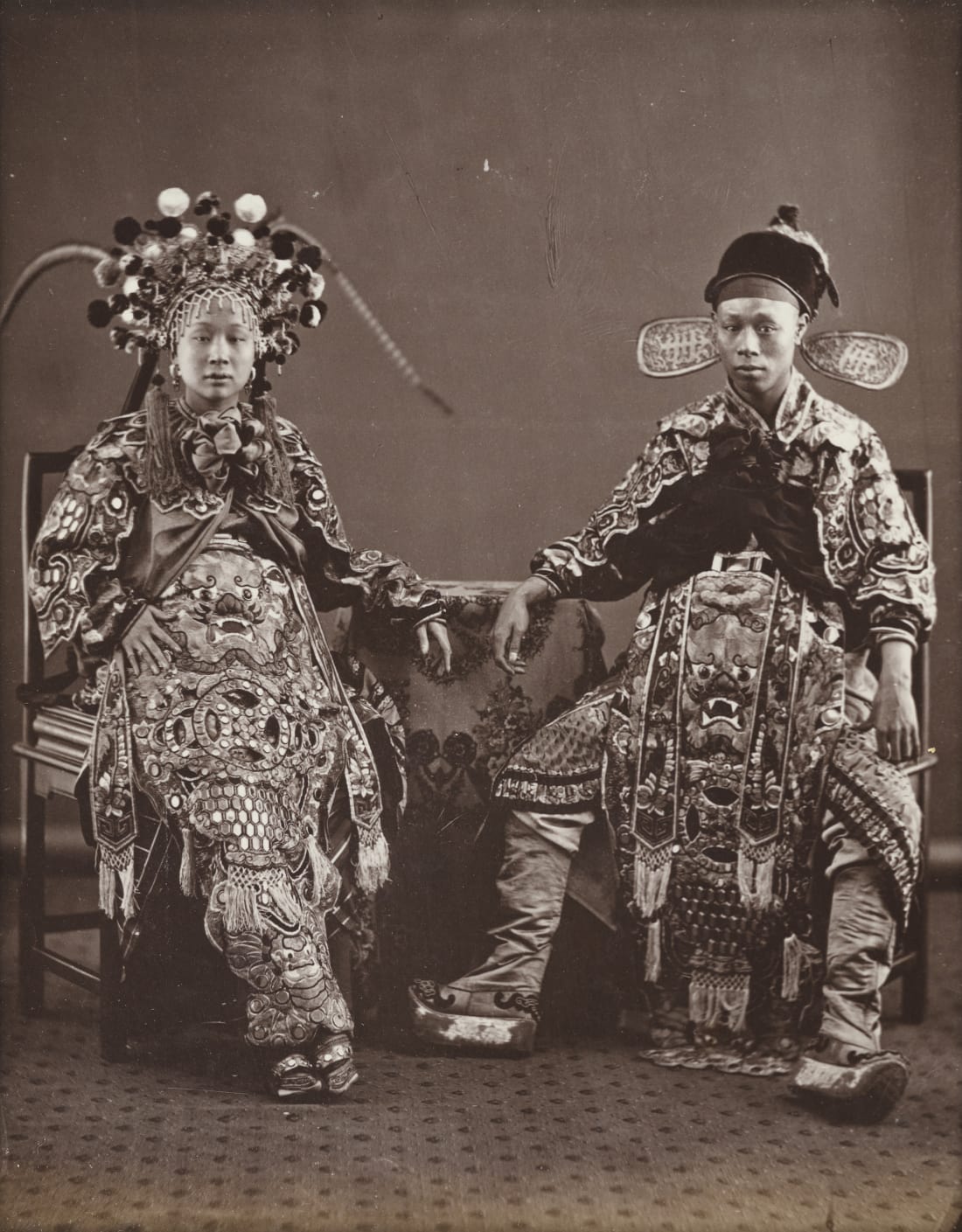 'Actors' (1870) của Lai Afong. Nguồn: CNN.
