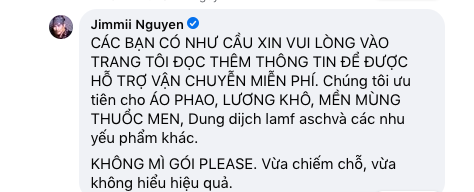 Phát ngôn của Jimmii Nguyễn gây tranh cãi.