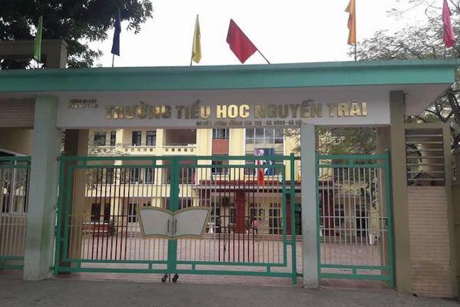 Trường tiểu học Nguyễn Trãi. Ảnh: VTC.