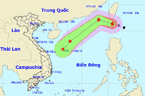 3 cơn bão sẽ liên tiếp đổ bộ vào biển Đông trong tuần tới