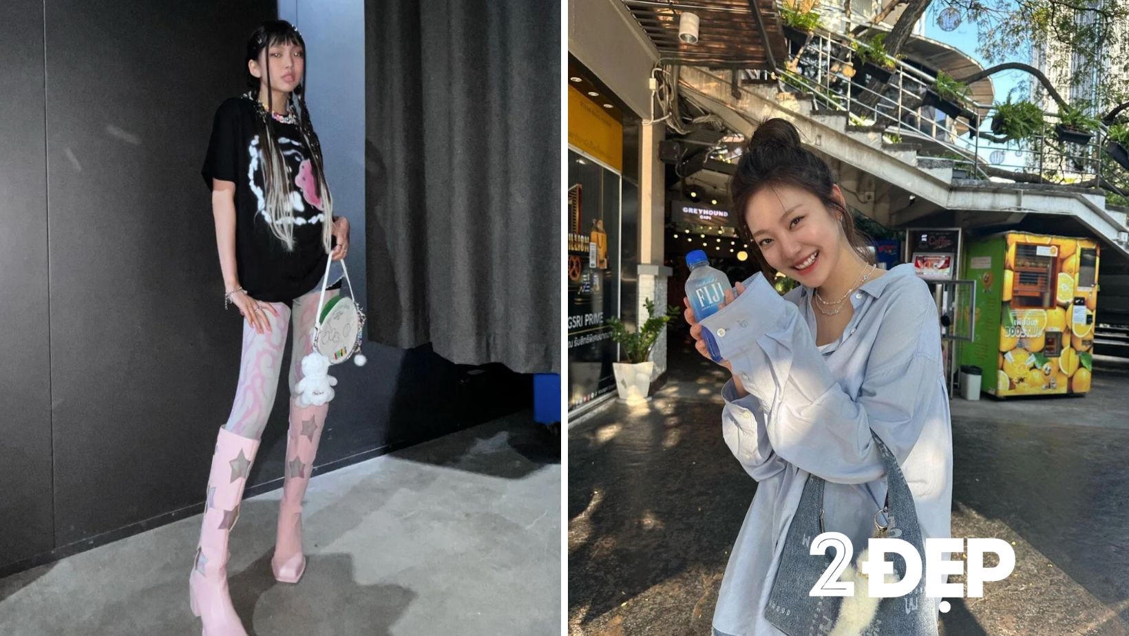 Hyein (NewJeans) và NingNing (aespa) mê mẩn móc khoá