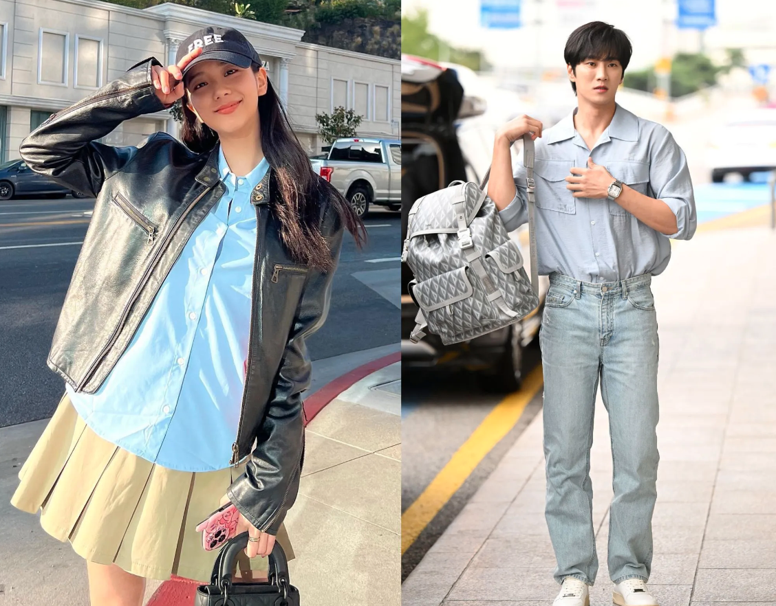 Sự đồng điệu trong phong cách của Jisoo và bạn trai