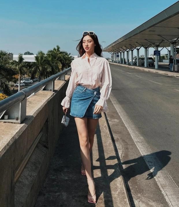 Phong cách thời trang sành điệu của Hoa hậu Lương Thuỳ Linh