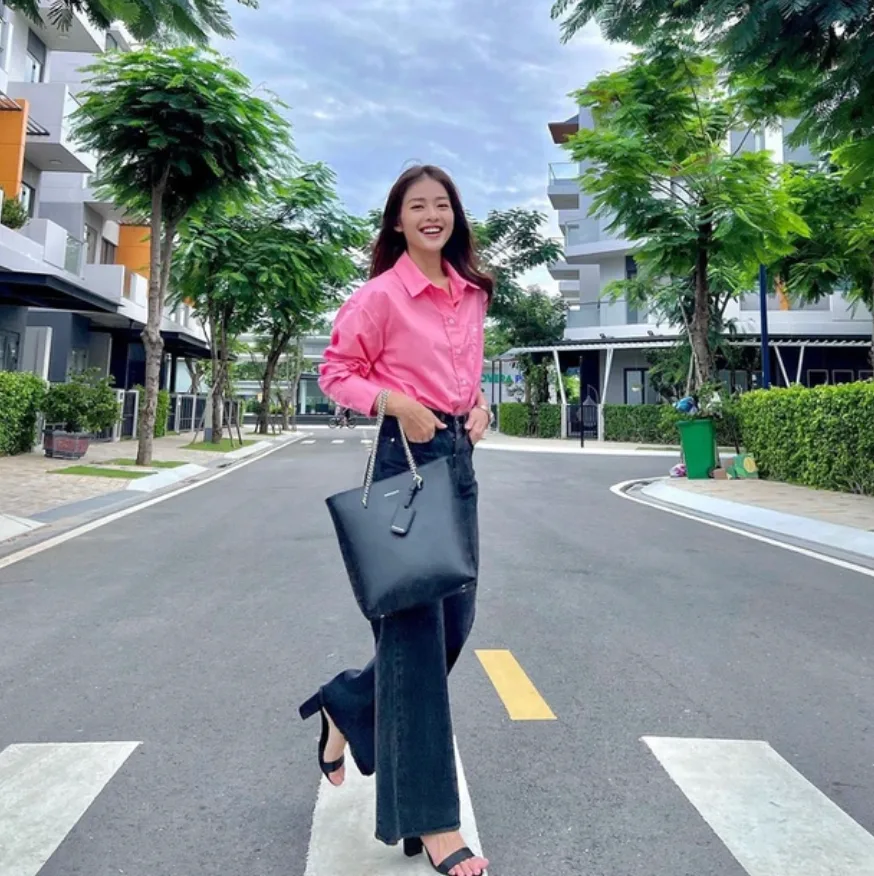 Học Khả Ngân 9 cách diện đồ màu sắc trẻ xinh nhưng không 