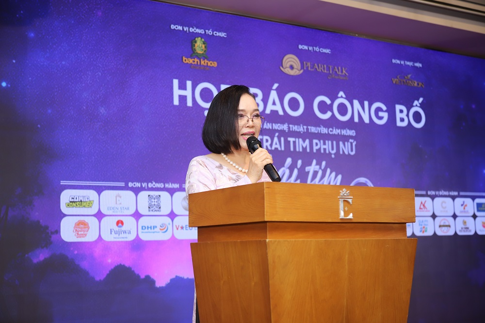 CEO Trần Thị Thao Giang phát biểu tại sự kiện