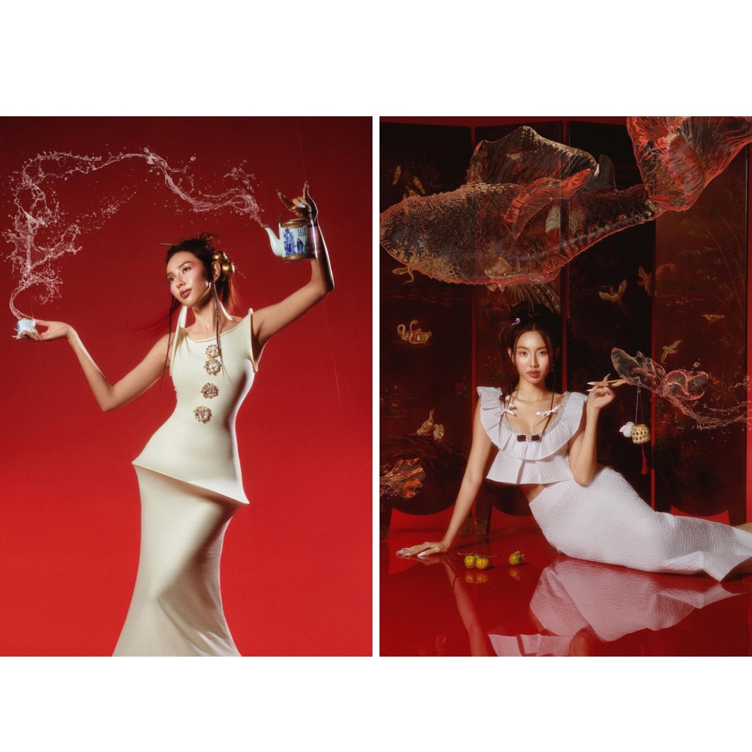 Hoa hậu Thùy Tiên huyền ảo trong bộ ảnh đón Trung Thu độc đáo