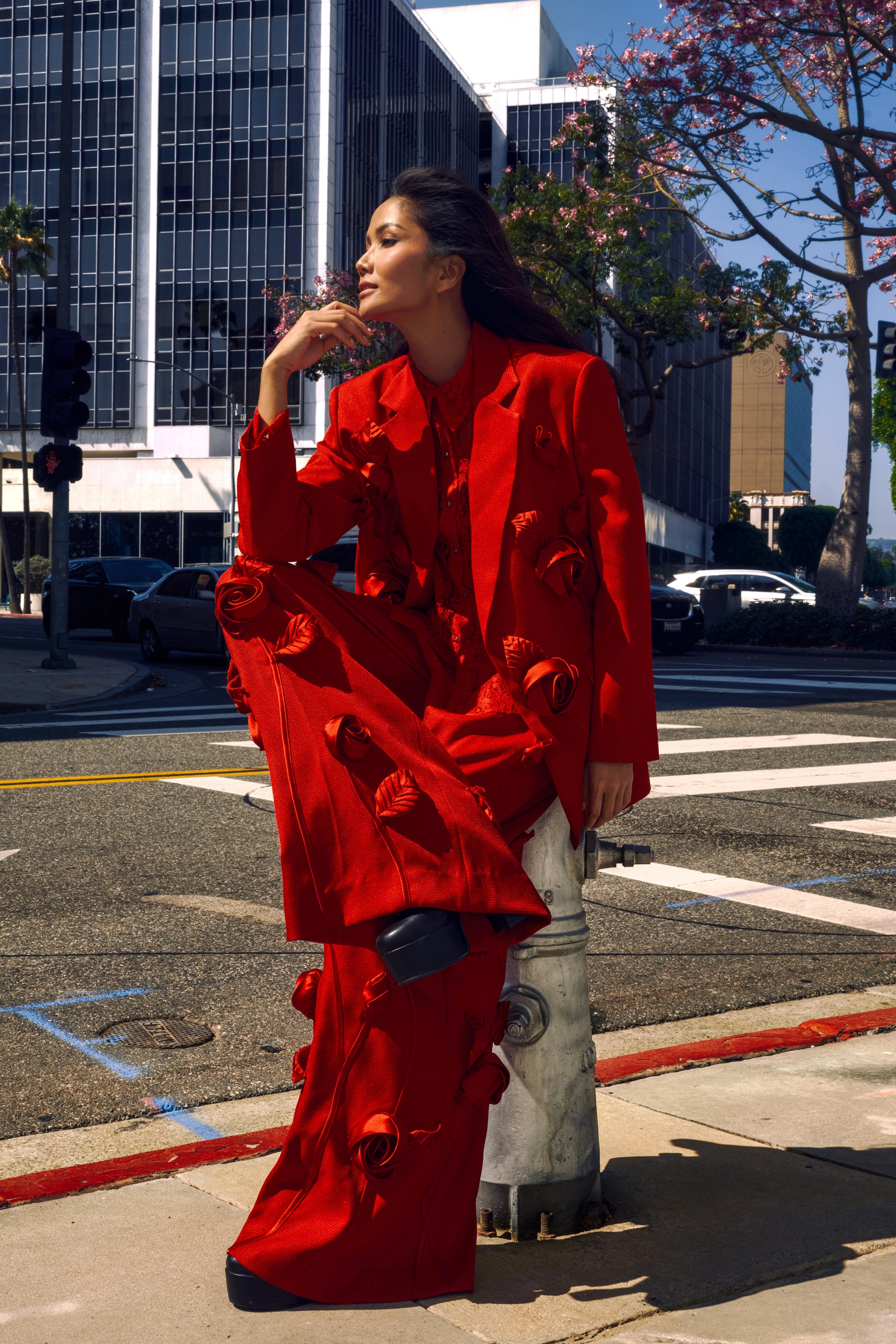 H'Hen Niê cho biết mình đã nhiều lần đi Mỹ nhưng chưa có dịp thực hiện bộ ảnh chủ đề đường phố. Đó là lý do khi nhiếp ảnh gia Joséphine ngỏ lời hợp tác, cô đồng ý ngay và sắp xếp lịch trình công tác để chụp hình trong ngày cuối cùng ở Mỹ.