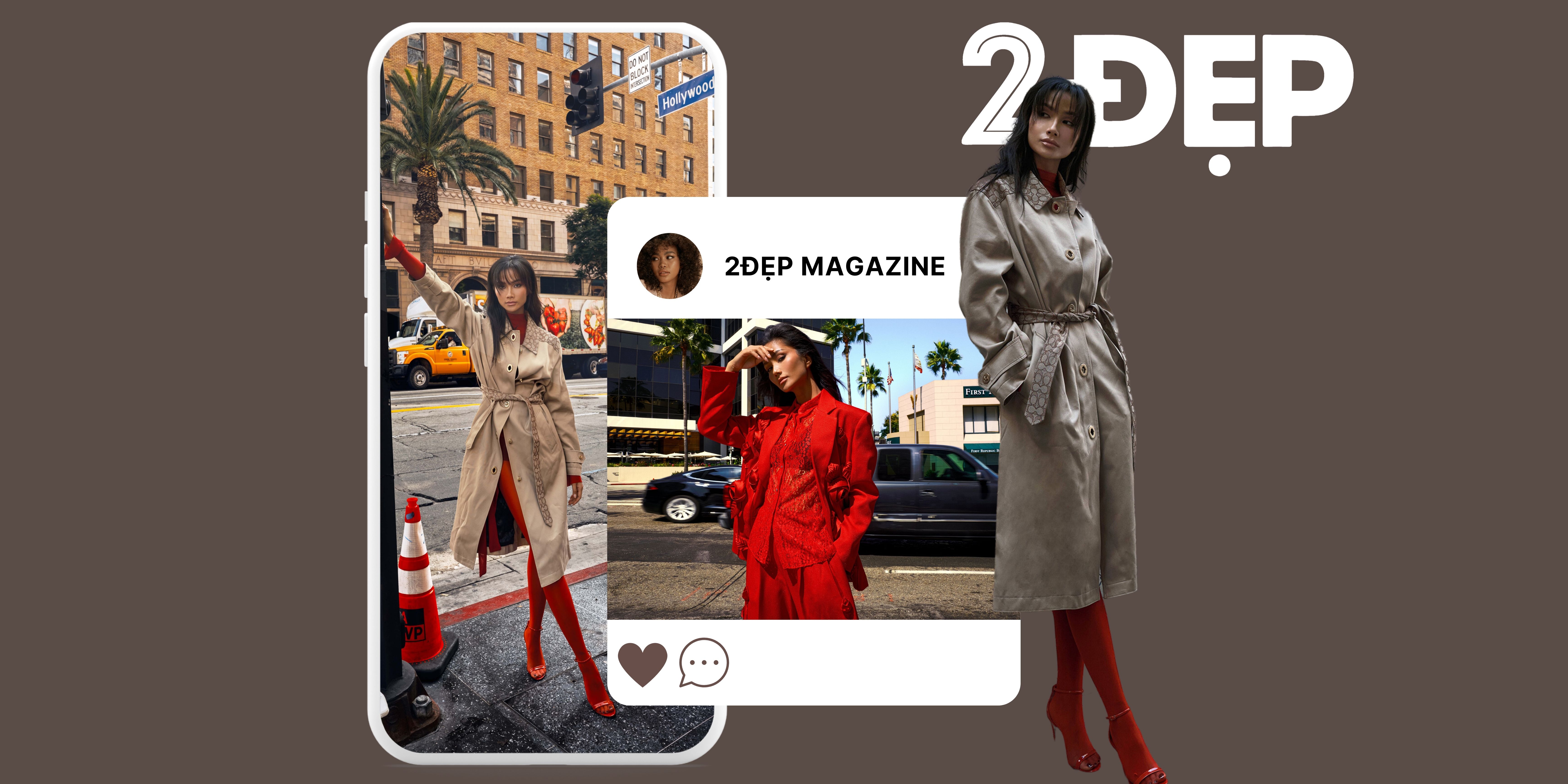 H'Hen Niê khoe vẻ sắc lạnh trên đường phố Mỹ