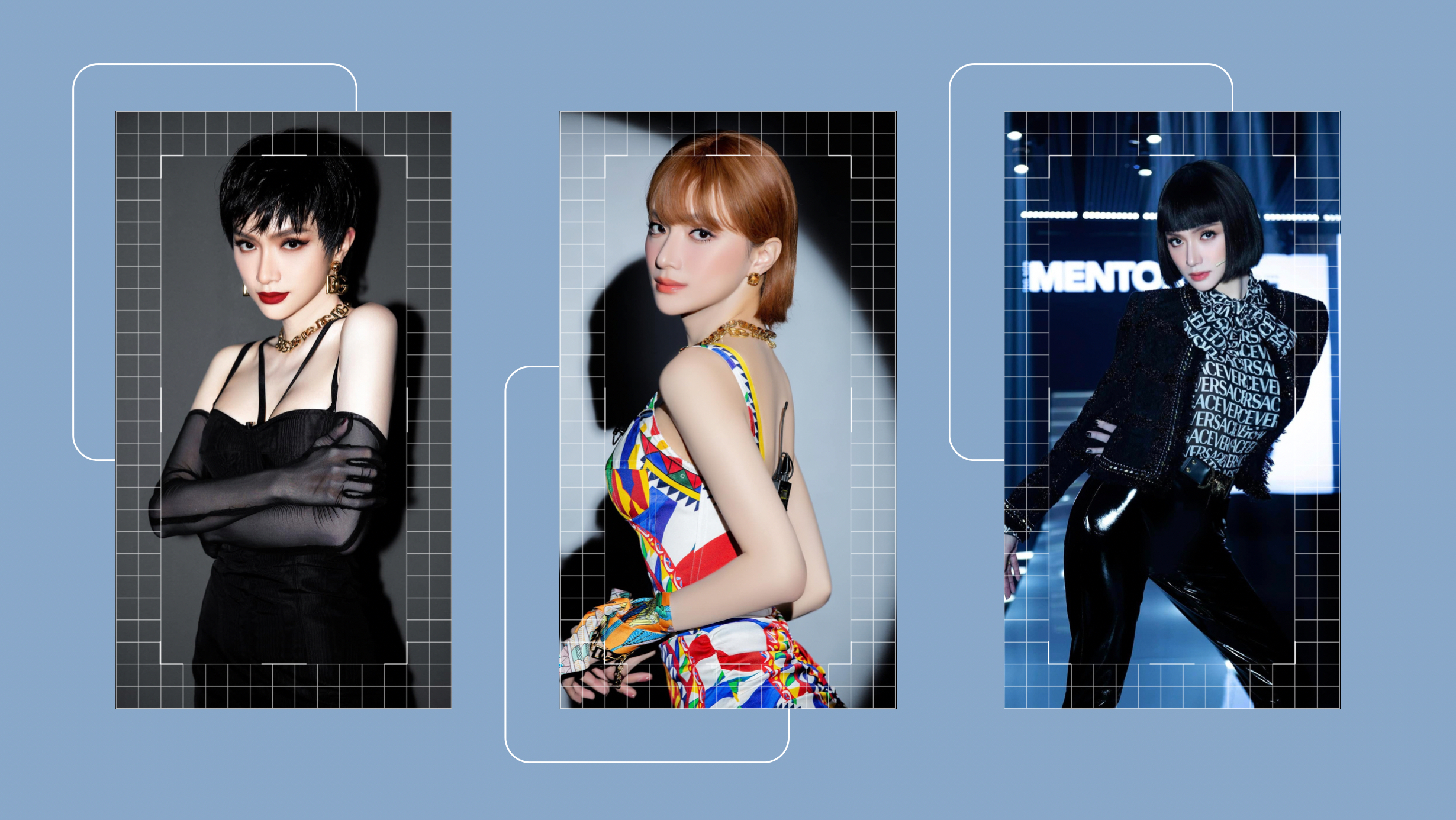 Những bộ tóc giả ấn tượng của Hương Giang