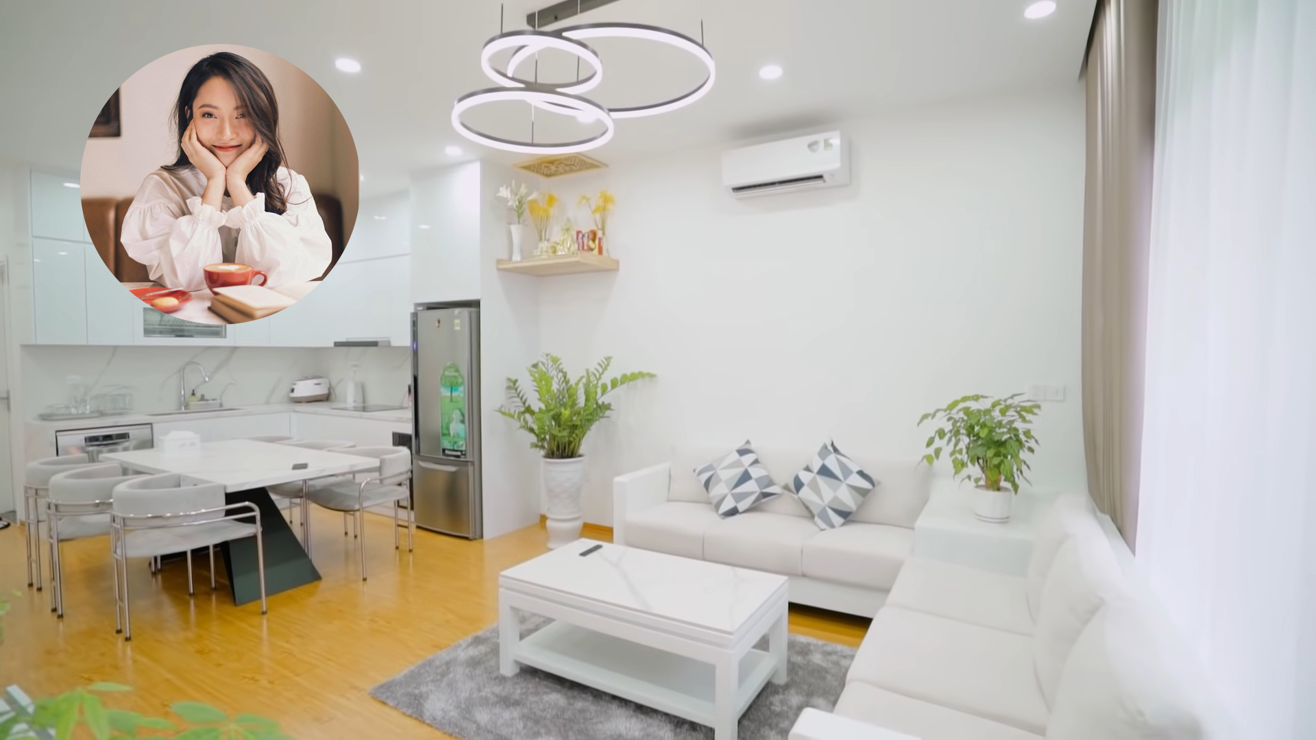 Hot girl 7 thứ tiếng Khánh Vy khoe căn hộ 100m² 3 phòng ngủ tự mua ở tuổi 23