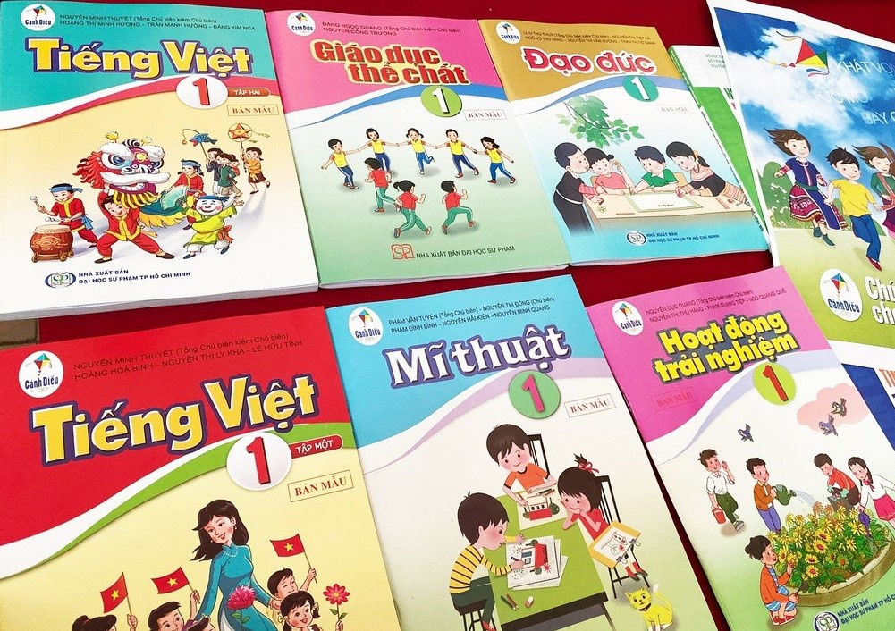 Sách Tiếng Việt 1, bộ Cánh diều bị cho là có nhiều vấn đề bất cập trong quá trình giảng dạy thực tiễn. Ảnh: NXB ĐH Sư phạm TP.HCM