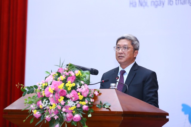 Thứ trưởng Bộ Y tế Nguyễn Trường Sơn phát biểu tại lễ phát động.