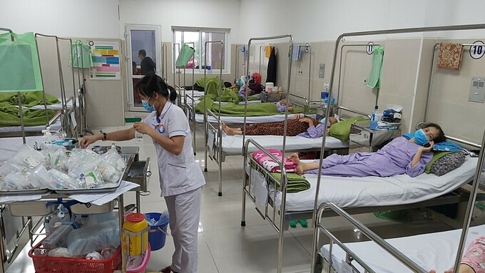 Bệnh nhân điều trị tại Bệnh viện Hữu Nghị Việt Nam - Cu Ba Đồng Hới, ngày 19/10.