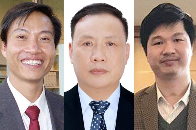 Theo thứ tự từ trái qua phải: GS Nguyễn Xuân Hùng, GS. Nguyễn Đình Đức, PGS. Lê Hoàng Sơn