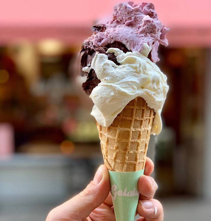 Mùa hè được cho là mùa lý tưởng để thưởng thức gelato.