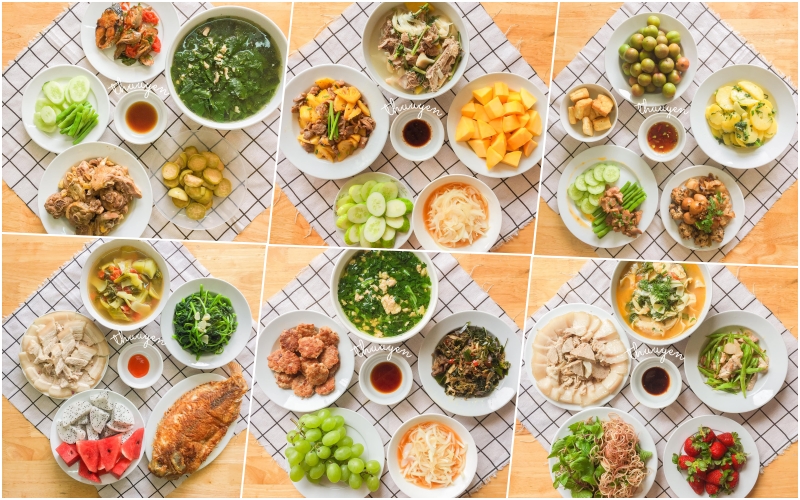 30 thực đơn mâm cơm ngon để gia đình 3 thế hệ không phải nghĩ hôm nay ăn gì