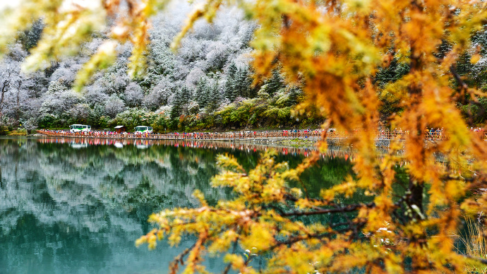 Thung lũng Bipenggou khi vào thu như cảnh thần tiên chốn hạ giới