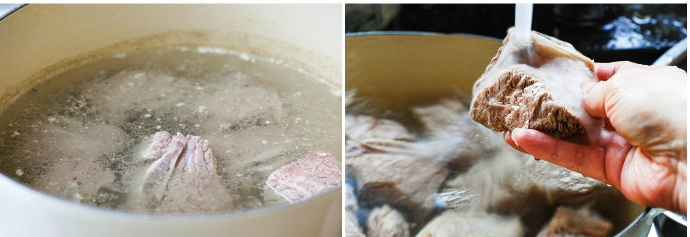 Cách nấu canh sườn bò Hàn Quốc nóng hổi vừa thổi vừa ăn cho ngày đông lạnh - Ảnh 2