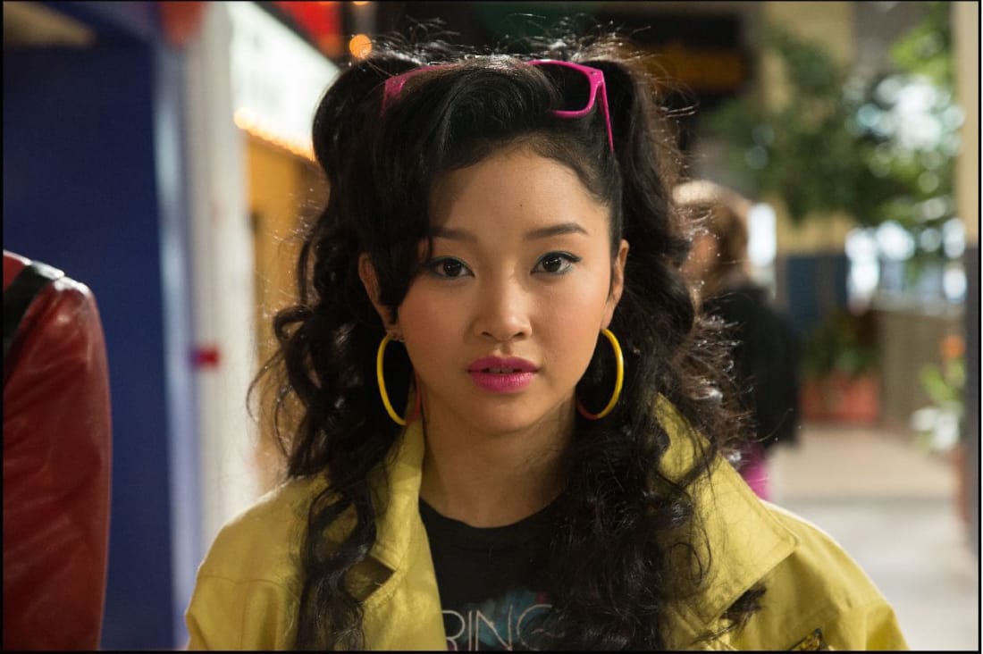 Vì tính chất công việc, Lana Condor phải thường xuyên mang lớp make up dày.