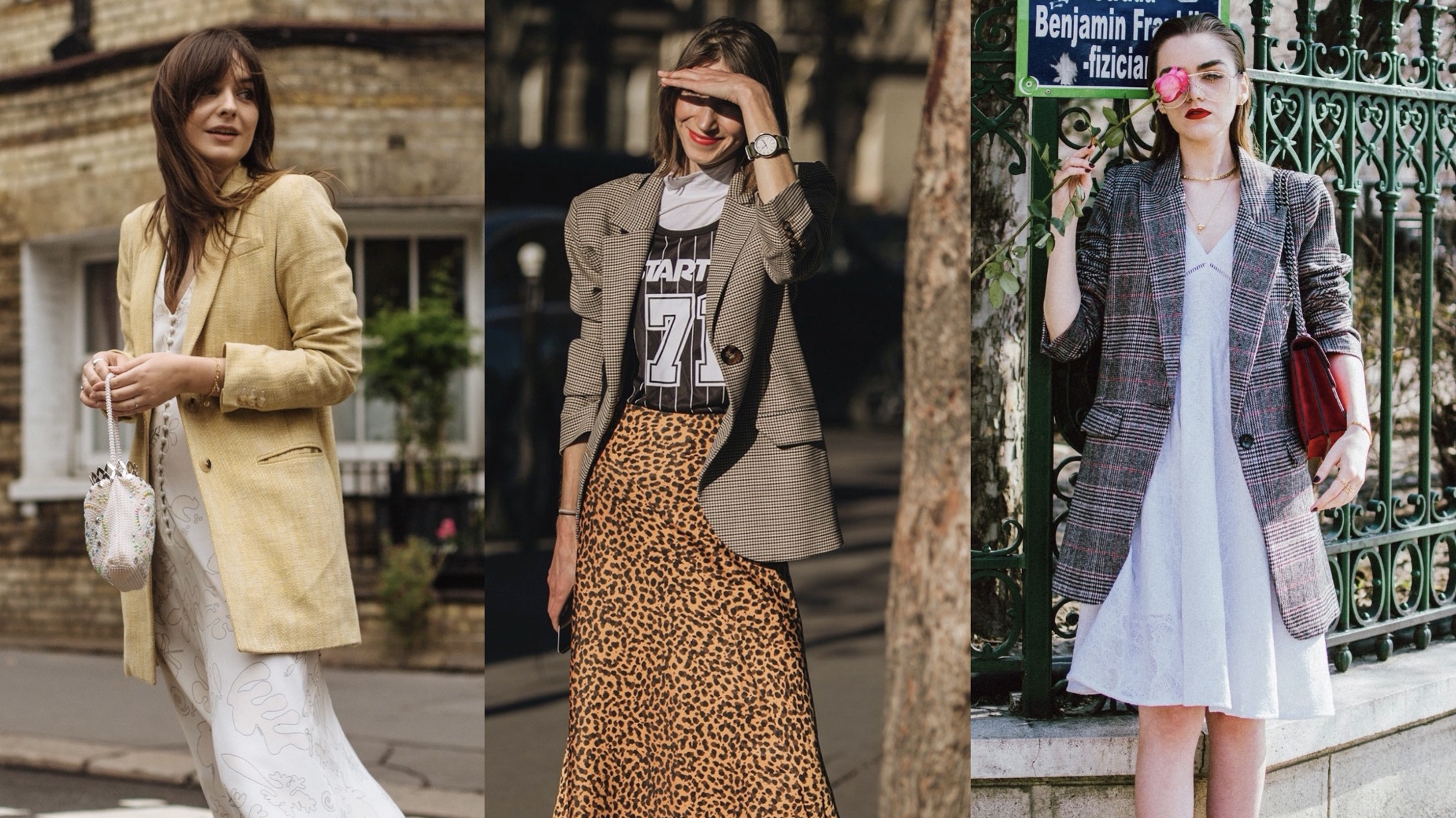 Áo blazer và midi dress: Combo thời trang mùa thu dành cho quý cô công sở