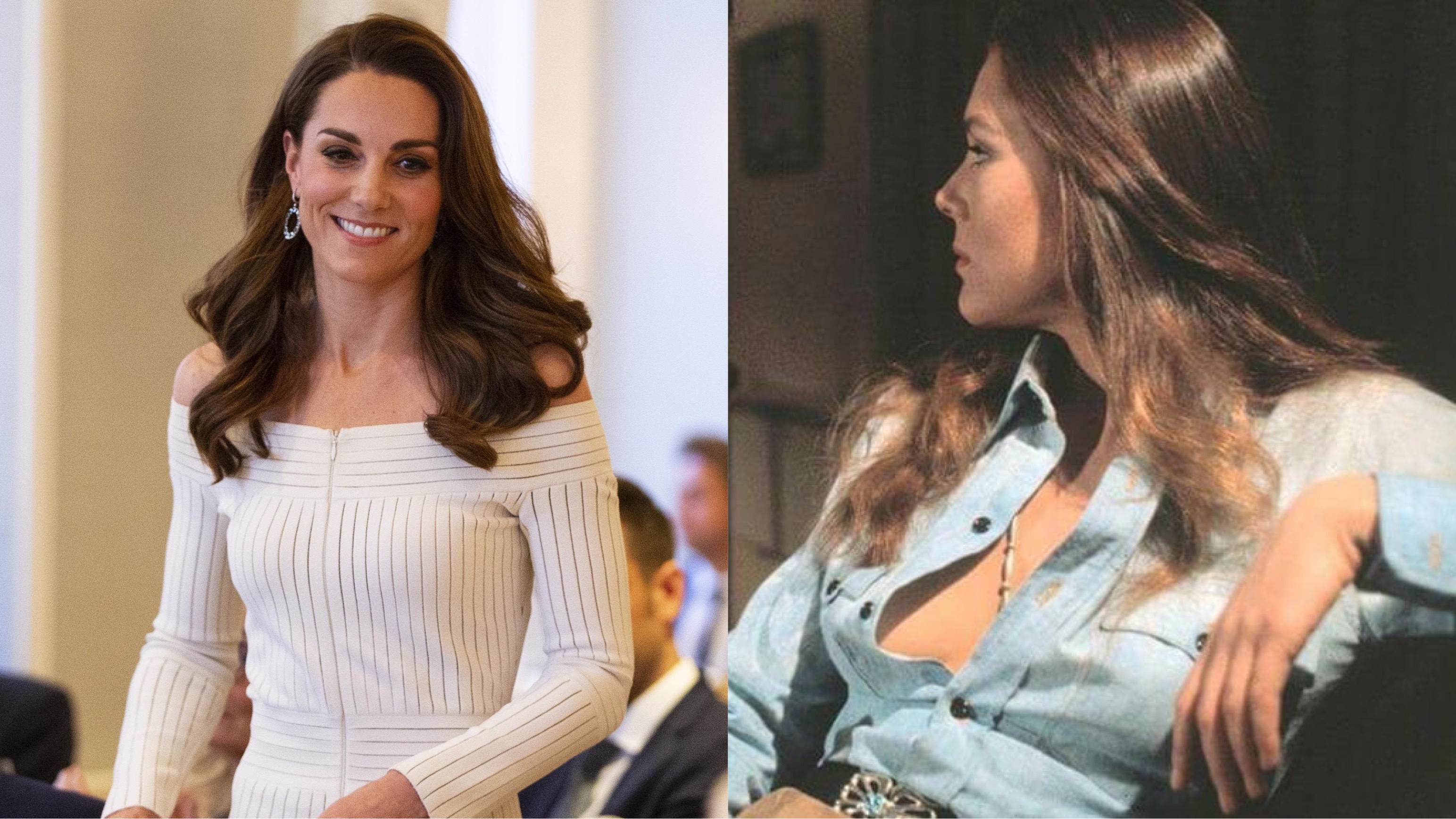 Trước khi làm dâu Hoàng gia, Công nương Kate cũng từng mặc gợi cảm như ai