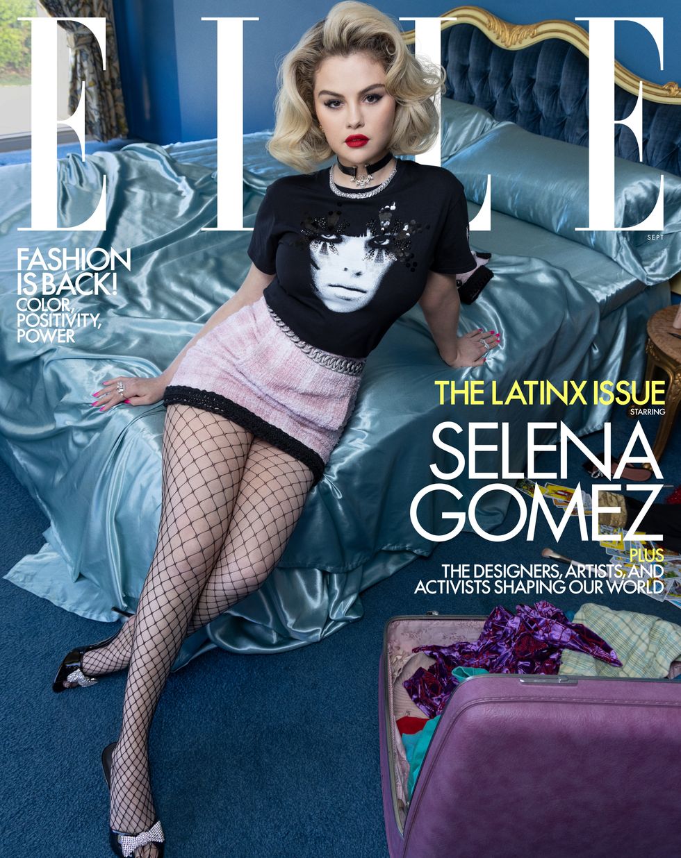 Xuất hiện trên bìa tạp chí thời trang, Selena Gomez gây ấn tượng với phong cách quyến rũ và nét đẹp cổ điển y như nữ minh tinh Marilyn Monroe.