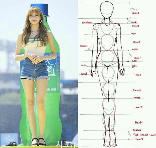 Lisa nổi tiếng là một trong những idol Kpop sở hữu body tỉ lệ vàng 1:9 hiếm hoi của Kpop. Thậm chí thân hình của cô nàng còn được các chuyên gia về thể hình khen ngợi hết lời.