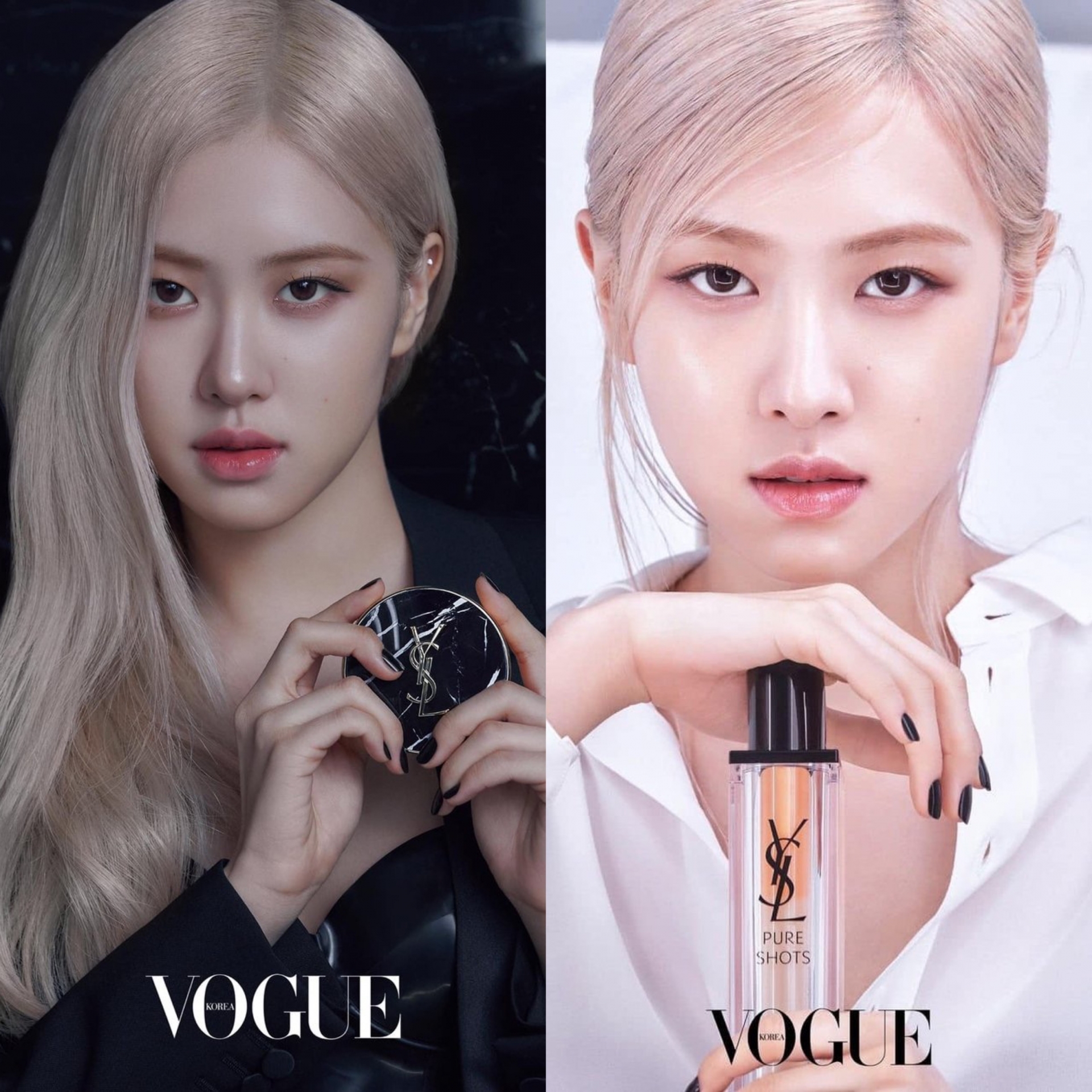 Dù là đại sứ giúp các sản phẩm của YSL Beauty 'cháy hàng' nhưng biểu cảm của Rosé vẫn khiến netizen phải lên tiếng chê trách. Dù quảng cáo cushion, nước hoa, son... thì người đẹp vẫn chỉ trung thành với vẻ mặt này mà thôi.