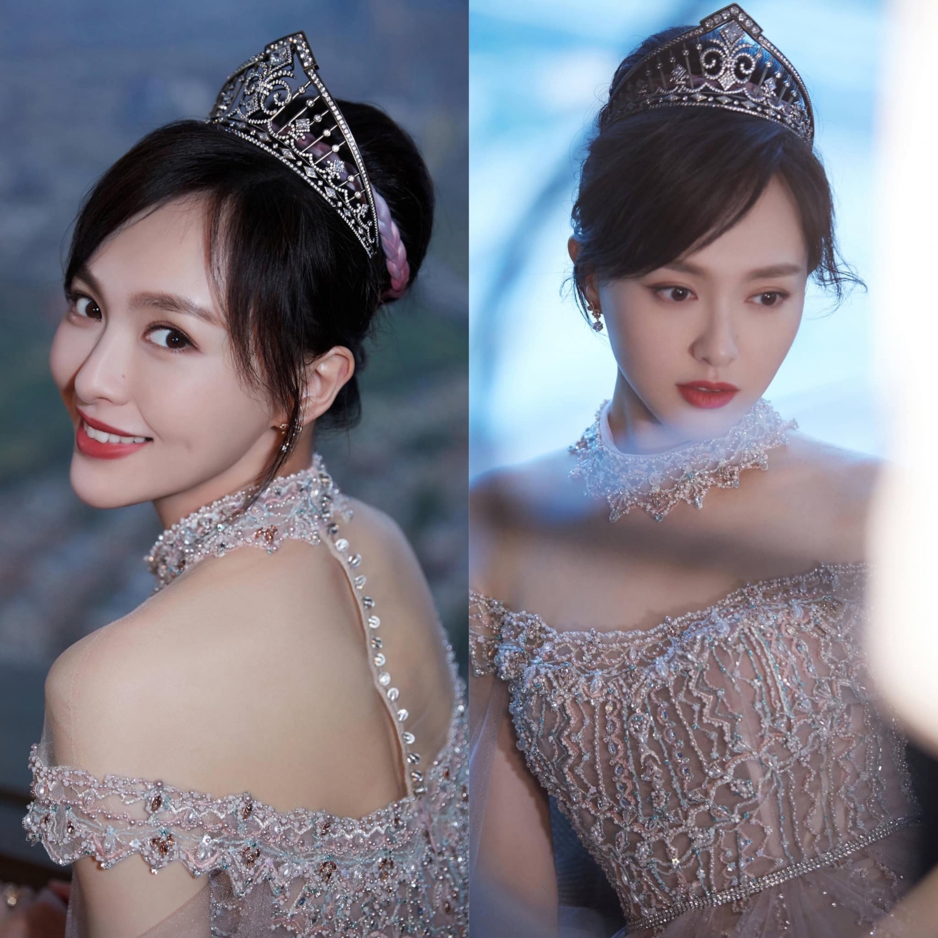 Lựa chọn đeo một chiếc vương miện, Đường Yên bị chê là làm lố và 'cưa sừng làm nghé' ở tuổi 37. Tuy nhiên fan của nữ diễn viên thì cho rằng nhan sắc xinh đẹp của cô hoàn toàn phù hợp với style công chúa này.