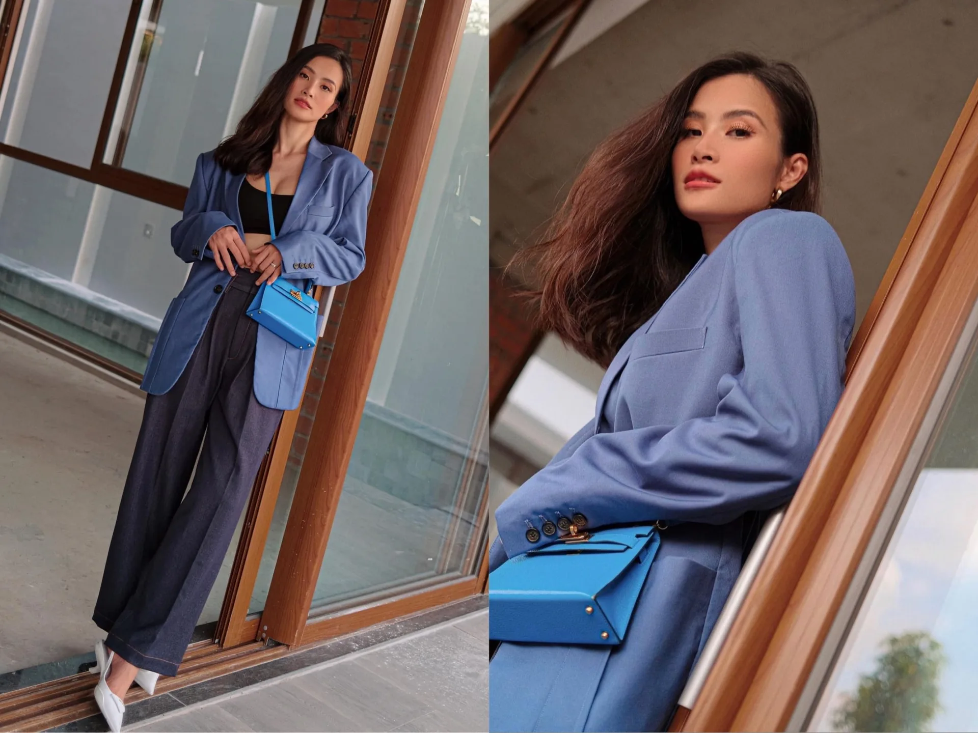 Đông Nhi khoe túi Hermes