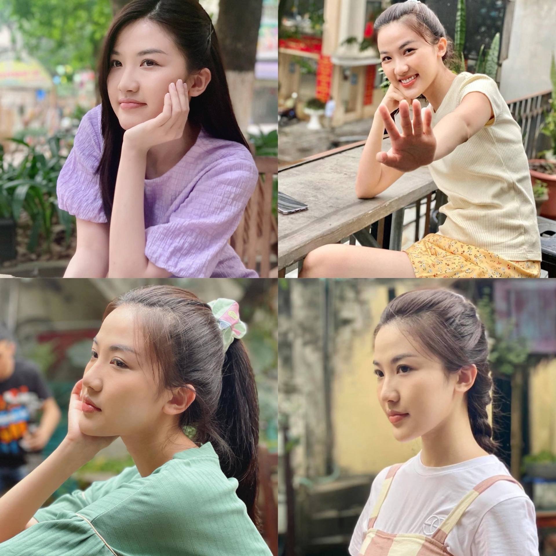 Trong phim, trang phục của Lương Thanh đều hướng tới sự trẻ trung, đơn giản để phù hợp với hình tượng một cô gái hiền dịu và ngây thơ.