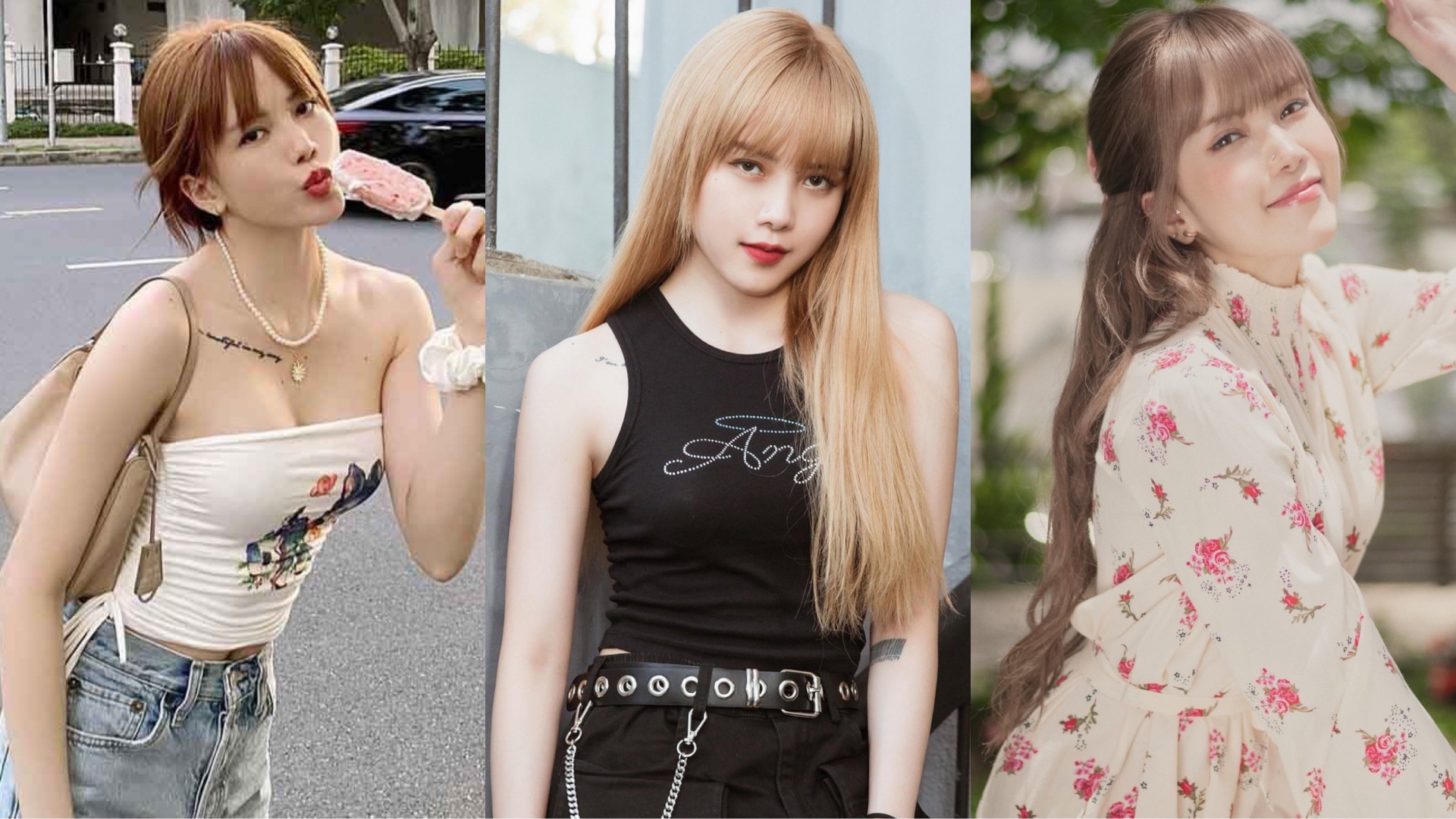 Không chỉ là fan của BLACKPINK, Thiều Bảo Trâm còn nhiều lần khiến netizen bất ngờ vì có nhiều điểm chung với Lisa, đặc biệt là việc kết thân với kiểu tóc mái bằng trong bao nhiêu năm.