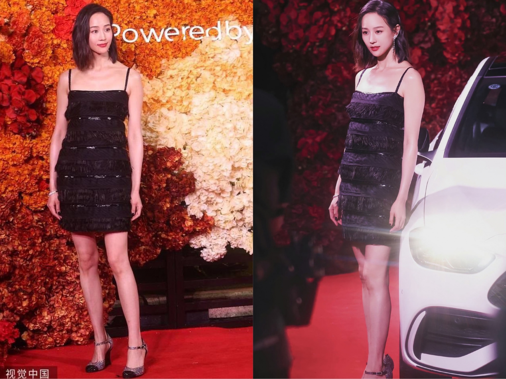 Trương Quân Ninh cũng lọt top sao mặc xấu trong sự kiện lần này khi cô nàng chọn một chiếc váy đen khiến vòng 2 trở nên to bất thường.