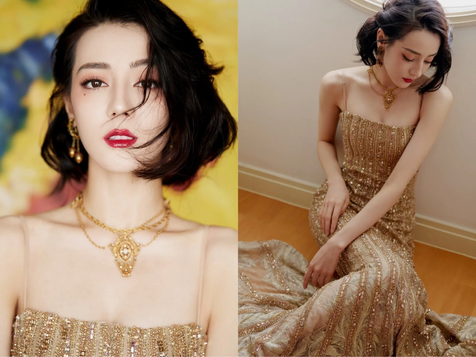 Vừa khoe visual đẹp tựa nữ thần, Địch Lệ Nhiệt Ba đã lên thẳng top 1 hot search  - Ảnh 1