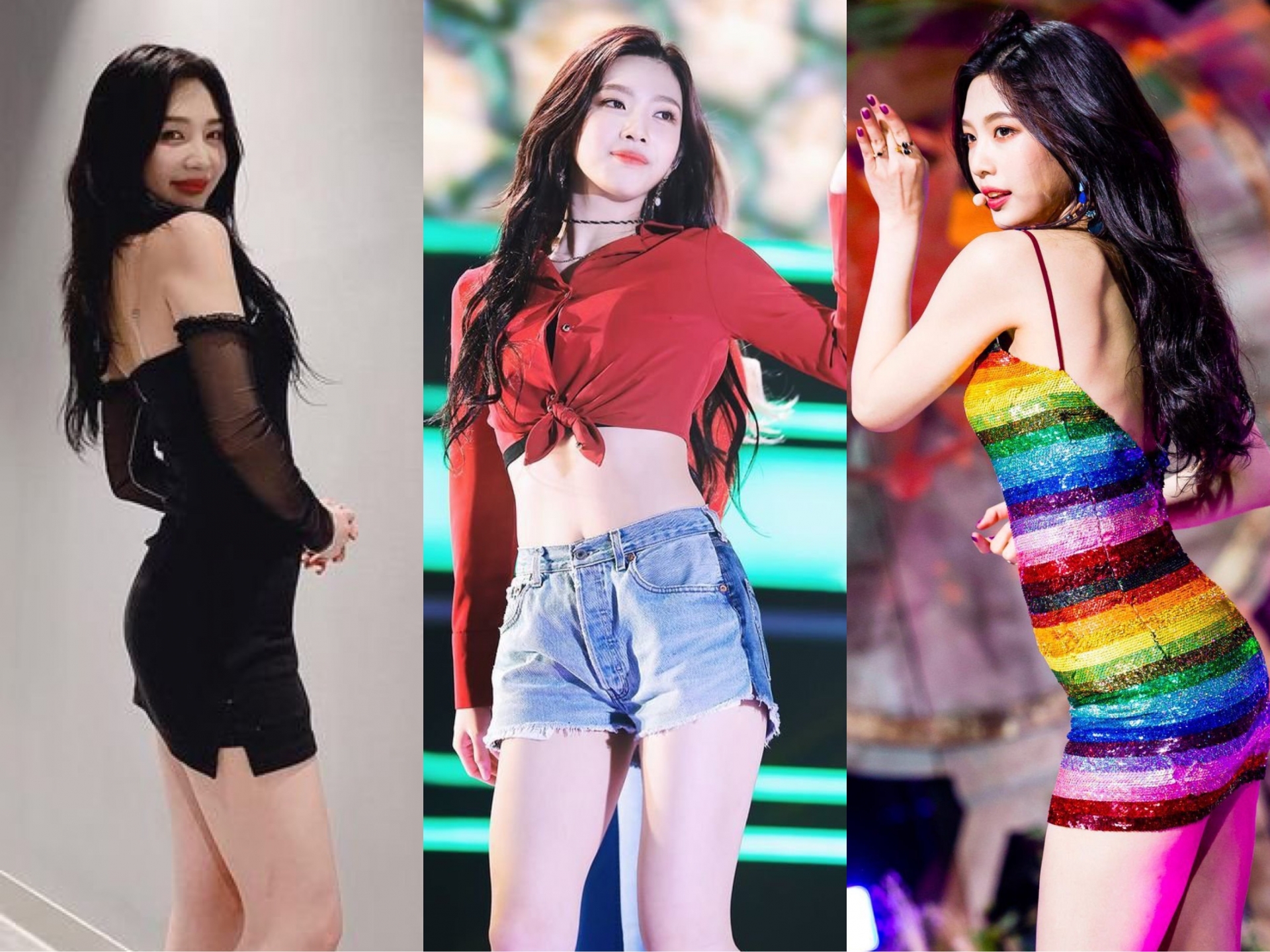 Những idol sở hữu thân hình đầy đặn như cô nàng Joy được các fan Kpop ủng hộ. Mặc dù thường xuyên trải qua quá trình tăng và giảm cân nhưng mỹ nhân Red Velvet luôn khiến dân tình trầm trồ với body 'vòng nào ra vòng nấy' khi diện những trang phục sexy.