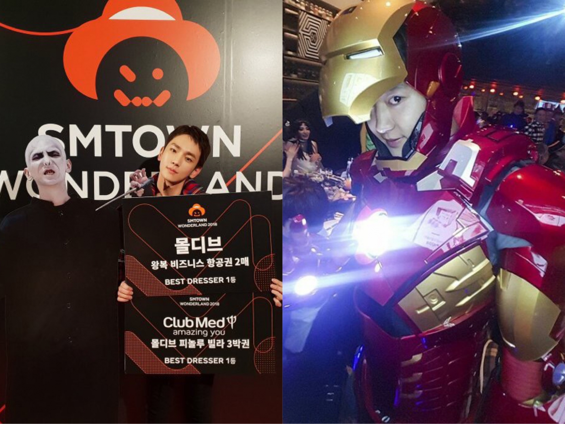 Sự kiện SM Halloween Party hàng năm khiến fan Kpop choáng váng về sự sáng tạo và độ chịu chơi của idol. Anh chàng Chanyeol (EXO) còn từng chi hơn 600 triệu cho bộ đồ Iron Man của mình.