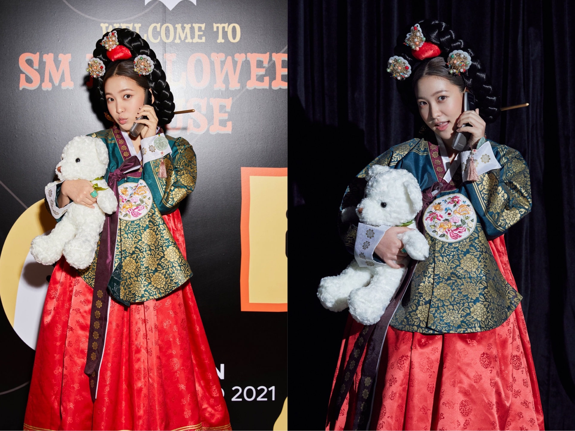 Fan của Red Velvet khá tiếc nuối khi năm nay chỉ có mình Yeri tham dự. Cô nàng hoá trang thành nàng công chúa trong bộ phim nổi tiếng 'Goong - Hoàng cung'.