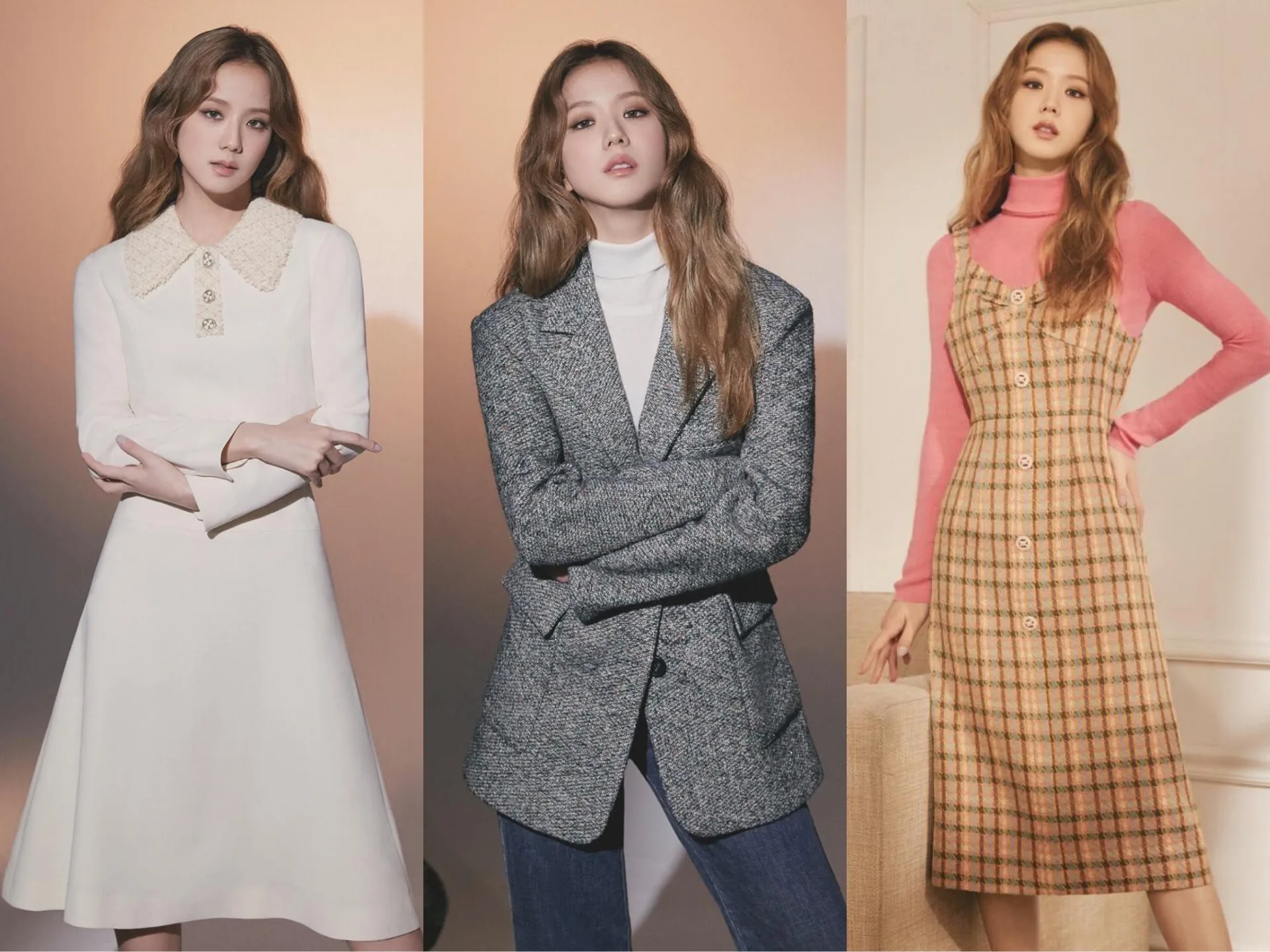 Jisoo BLACKPINK hoá tiểu thư tóc vàng trong bộ ảnh mới, cách mix đồ lần này đã hết bị chê lỗi mốt - Ảnh 1