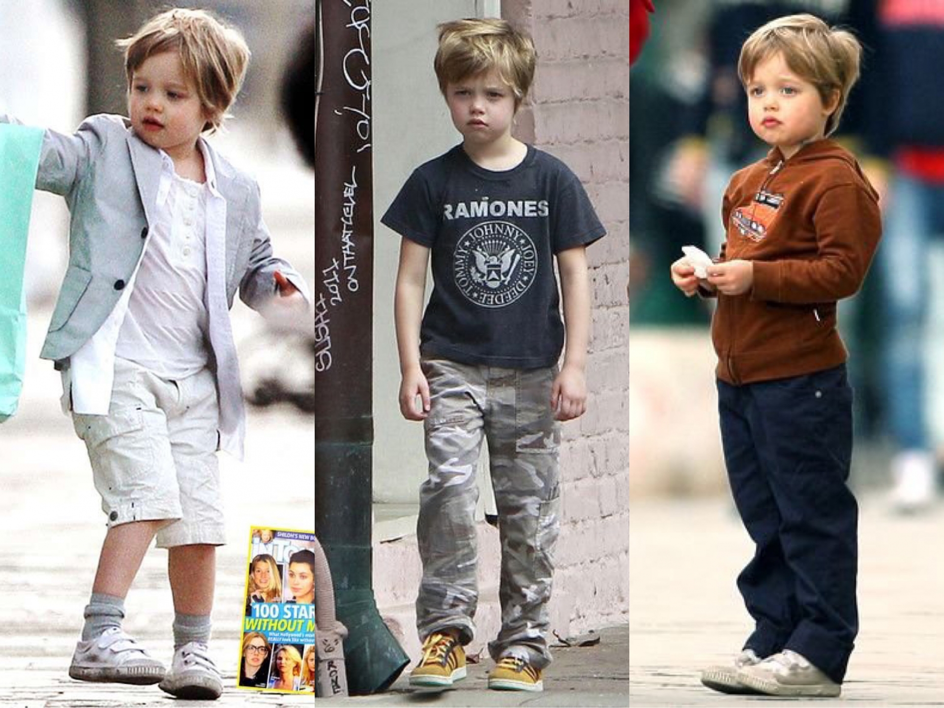 Từ năm 2 tuổi, Shiloh đã tỏ ra không thích mặc váy và chỉ thích các trang phục cá tính của con trai.