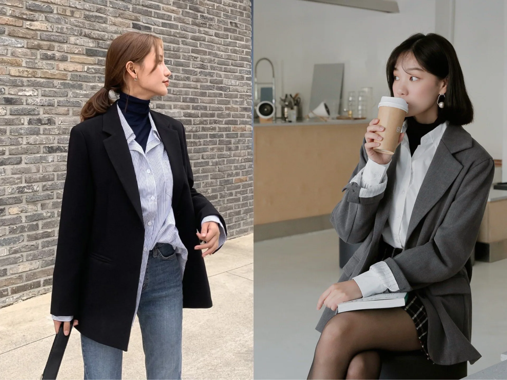Sao Hàn có 5 cách mix and match với áo cổ lọ đảm bảo vừa ấm lại vừa cực trendy - Ảnh 1