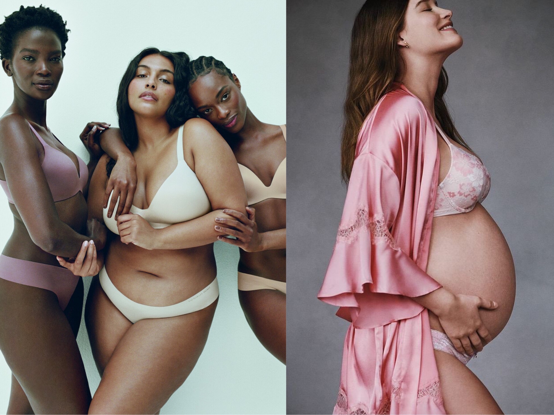 Sau khi tuyên bố sẽ 'thay máu' thương hiệu, Victoria's Secret đã tung ra những bộ ảnh quảng bá mới hướng tới mục tiêu tôn vinh mọi vẻ đẹp của phụ nữ.