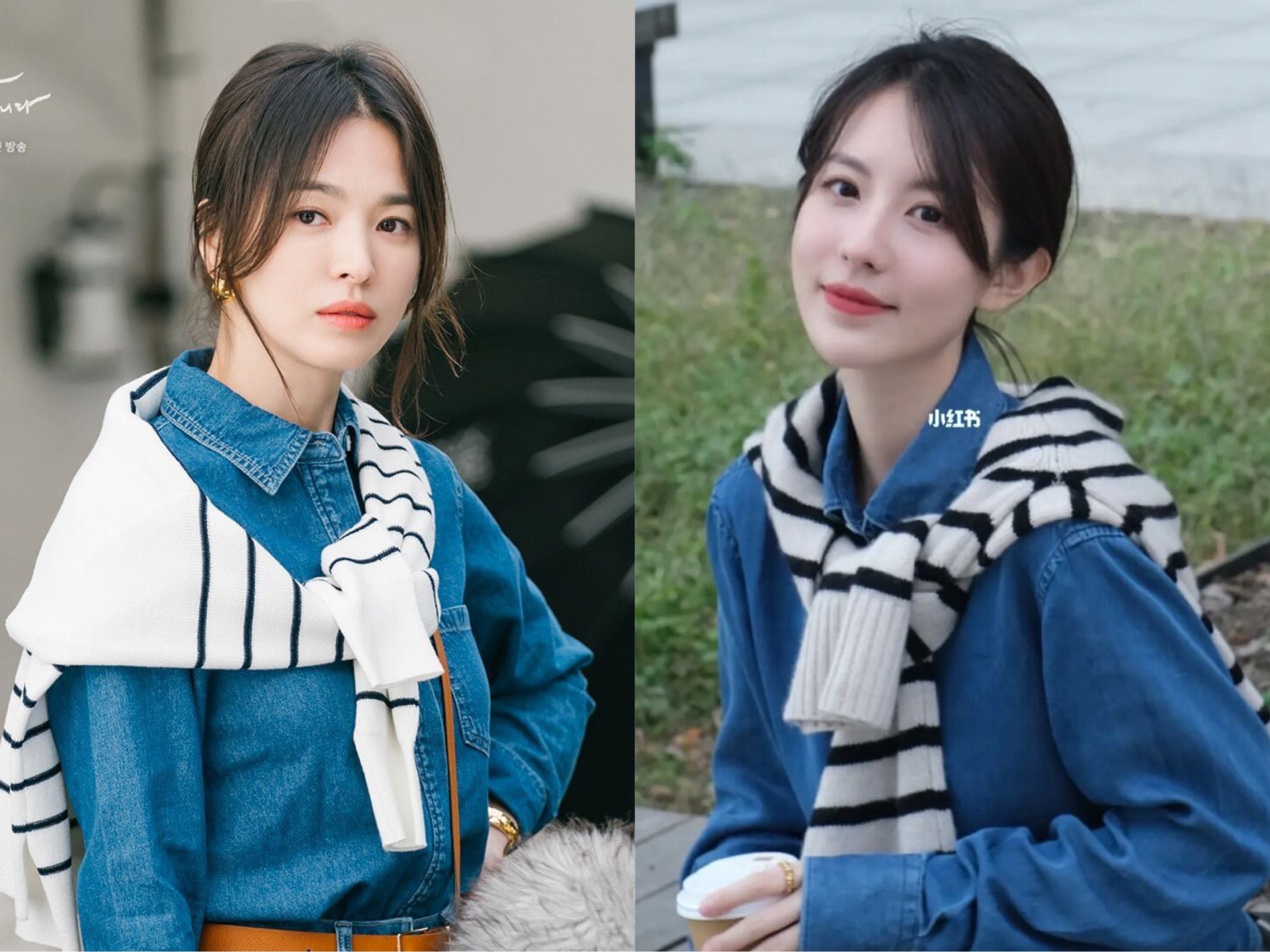 Những set đồ từ của cô nàng đã có sức ảnh hưởng cực lớn tới netizen. Trên MXH, dân tình không ngừng đăng những hình ảnh cosplay lại phong cách của Song Hye Kyo.