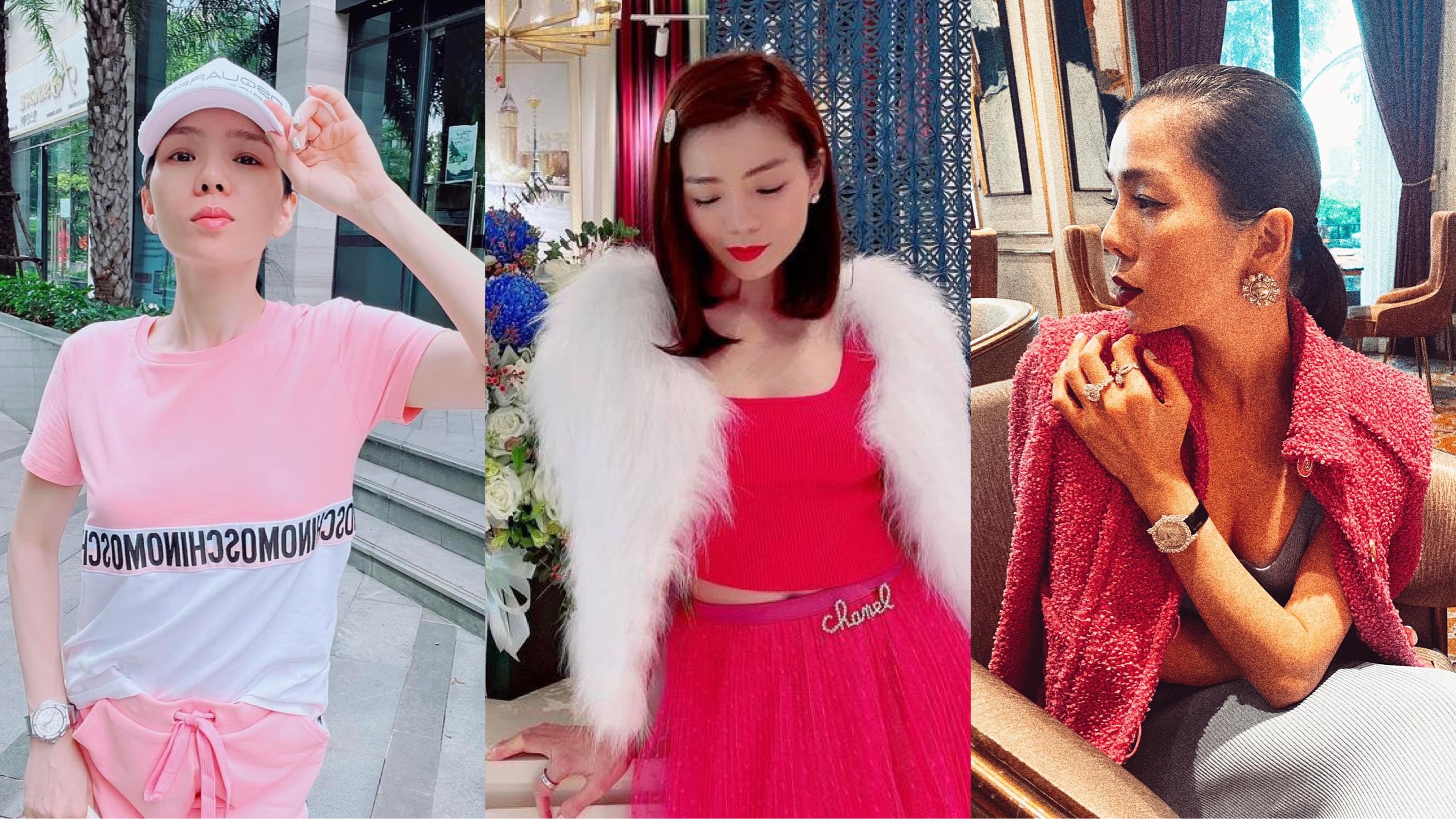 Miệng khẳng định "Không thích màu hồng" nhưng Lệ Quyên lại sở hữu cả tủ đồ màu "hường" cực cháy